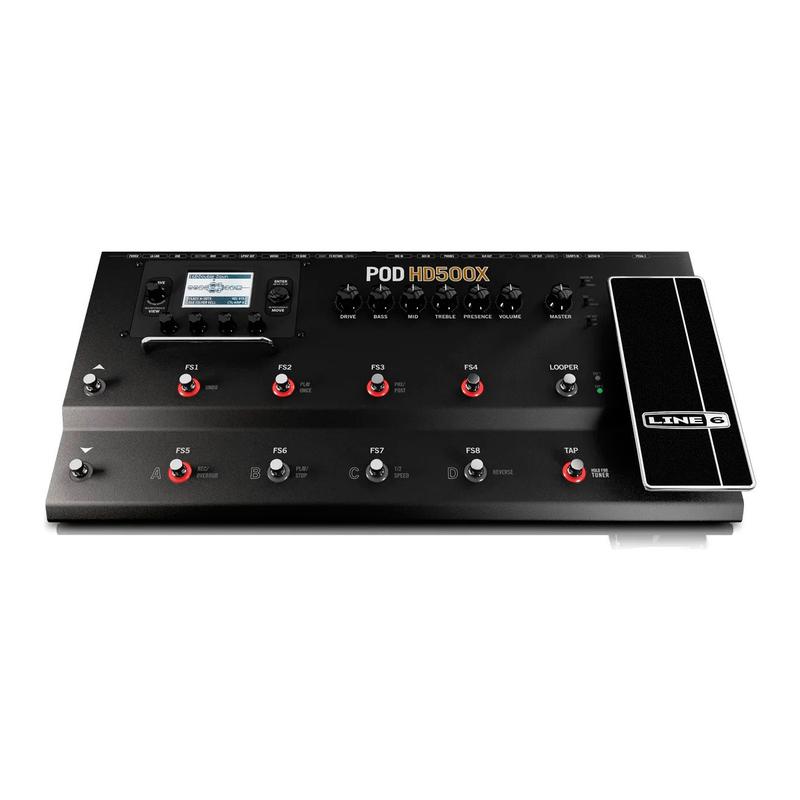 Pedaleira line 6 pod hd500x multiefeitos original com fonte